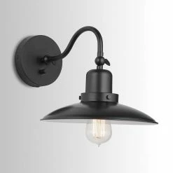 Deals 🥰 Capital Lighting Independent 100W 1-Light Medium E-26 Incandescent Wall Sconce in Matte Black 😍 -Capital Lighting Sales Query 290