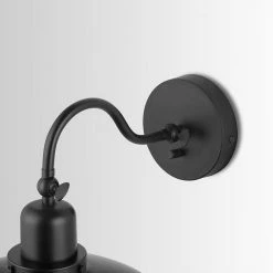 Deals 🥰 Capital Lighting Independent 100W 1-Light Medium E-26 Incandescent Wall Sconce in Matte Black 😍 -Capital Lighting Sales Query 291
