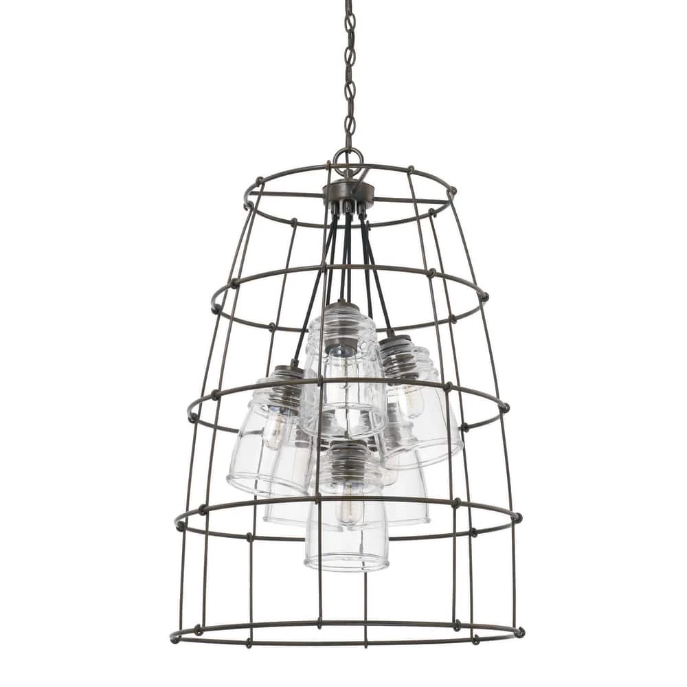 Brand new ๐ Capital Lighting Turner 100W 6-Light Medium E-26 Incandescent Foyer Lighting in Nordic Grey ๐คฉ 1 Brand new ๐ Capital Lighting Turner 100W 6-Light Medium E-26 Incandescent Foyer Lighting in Nordic Grey ๐คฉ