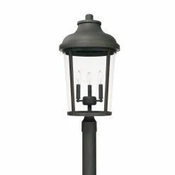 Wholesale 😍 Capital Lighting Dunbar 60W 3-Light Candelabra E-12 Incandescent Outdoor Post Lamp in Oiled Bronze 😍