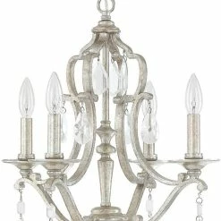 Top 10 🤩 Capital Lighting Blakely 21-1/2 in. 4-Light Candelabra E-12 Base Mini Chandelier in Antique Silver ✨