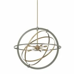 Budget ✨ Capital Lighting 30-1/2 in. 60W 8-Light Candelabra E-12 Incandescent Pendant in Aged Metal ✨