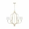 Hot Sale 🔥 Capital Lighting Ophelia 6 Light 31 in. Chandelier in Winter Gold 🧨