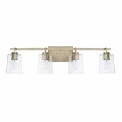 Top 10 ⭐ Capital Lighting Greyson 100W 4-Light Medium E-26 Incandescent Vanity Fixture in Aged Brass 🥰