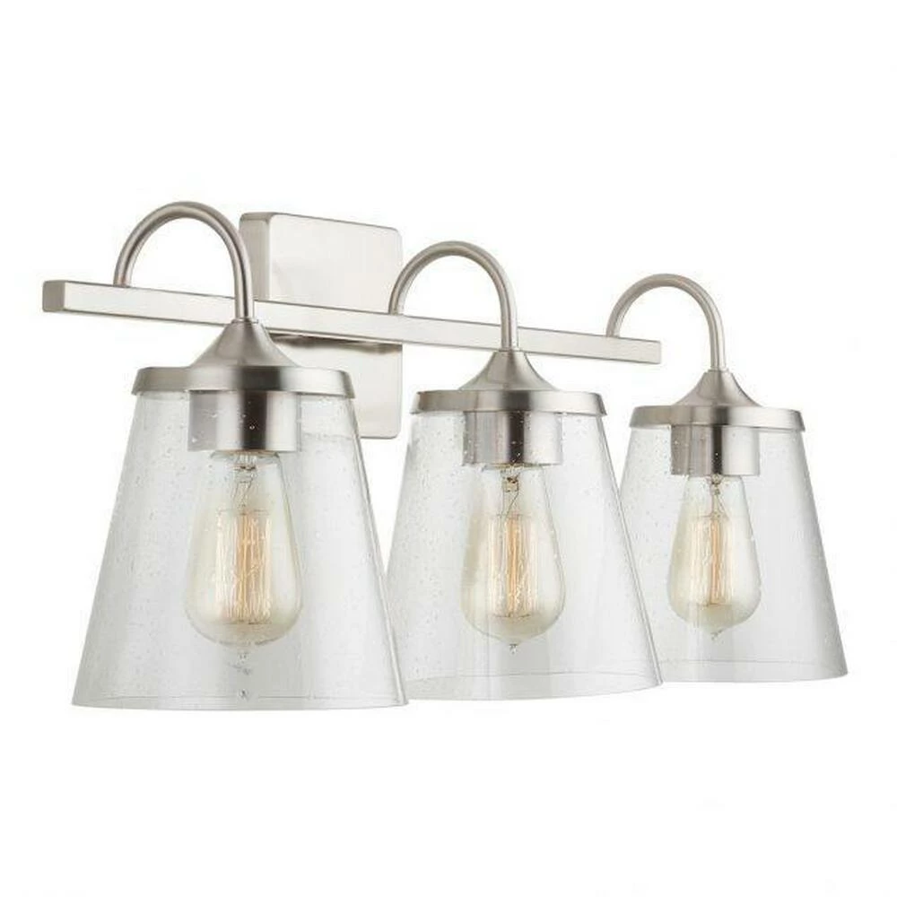 Coupon 𧨠Capital Lighting Jayne 100W 3-Light Medium Vanity Fixture in Brushed Nickel β 1 Coupon 𧨠Capital Lighting Jayne 100W 3-Light Medium Vanity Fixture in Brushed Nickel β