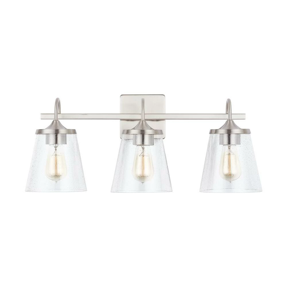 Coupon 𧨠Capital Lighting Jayne 100W 3-Light Medium Vanity Fixture in Brushed Nickel β 4 Coupon 𧨠Capital Lighting Jayne 100W 3-Light Medium Vanity Fixture in Brushed Nickel β - Image 4