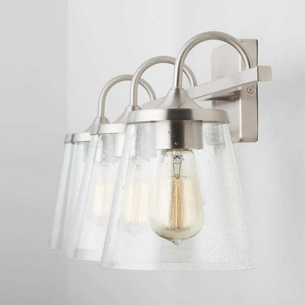 Coupon 𧨠Capital Lighting Jayne 100W 3-Light Medium Vanity Fixture in Brushed Nickel β 6 Coupon 𧨠Capital Lighting Jayne 100W 3-Light Medium Vanity Fixture in Brushed Nickel β - Image 6