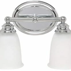 Wholesale 🎉 Capital Lighting Vanity 6 in. 100 W 2-Light Medium Bracket in Polished Chrome 👏