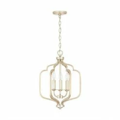 Cheap π Capital Lighting Ophelia 60W 3-Light Candelabra E-12 Foyer Lighting in Winter Gold π
