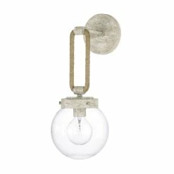 Budget 🥰 Capital Lighting Beaufort 100W 1-Light Medium E-26 Incandescent Wall Sconce in Mystic Sand ✨