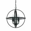 Coupon 🤩 Capital Lighting HomePlace 16-1/2 in. 60W 4-Light Candelabra E-12 Incandescent Pendant in Matte Black 😀