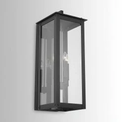 Discount 😉 Capital Lighting Hunt 60W 4-Light Candelabra E-12 Incandescent Outdoor Wall Sconce in Black 😀 -Capital Lighting Sales Query 384