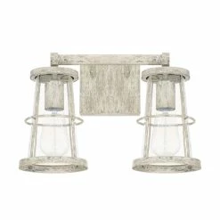 Hot Sale 🌟 Capital Lighting Beaufort 100W 2-Light Medium E-26 Incandescent Vanity Fixture in Mystic Sand 🥰