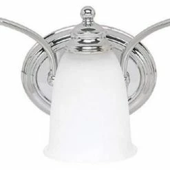 Deals 😍 Capital Lighting Vanity 7-1/2 x 8 in. 100 W 3-Light Medium Bracket in Polished Chrome ⌛