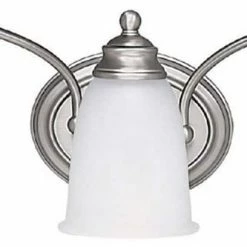 Budget 🎁 Capital Lighting Vanity 7-1/2 x 8 in. 100 W 3-Light Medium Bracket in Matte Nickel 🎉