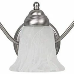 Hot Sale 😀 Capital Lighting Vanity 100 W 3-Light Medium Wall Bracket in Matte Nickel 😀