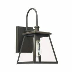 Cheap 🔔 Capital Lighting Belmore 100W 1-Light Medium E-26 Incandescent Outdoor Wall Lantern in Oiled Bronze 🌟