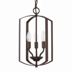 Buy 🧨 Capital Lighting HomePlace 60W 3-Light Foyer Fixture in Bronze ✨
