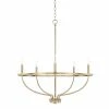 Buy 🎉 Capital Lighting Greyson 60W 5-Light Candelabra E-12 Incandescent Chandelier in Aged Brass ✔️
