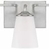 Coupon 😉 Capital Lighting Braylon 100W 3-Light Medium E-26 Base Incandescent Vanity in Brushed Nickel 💯