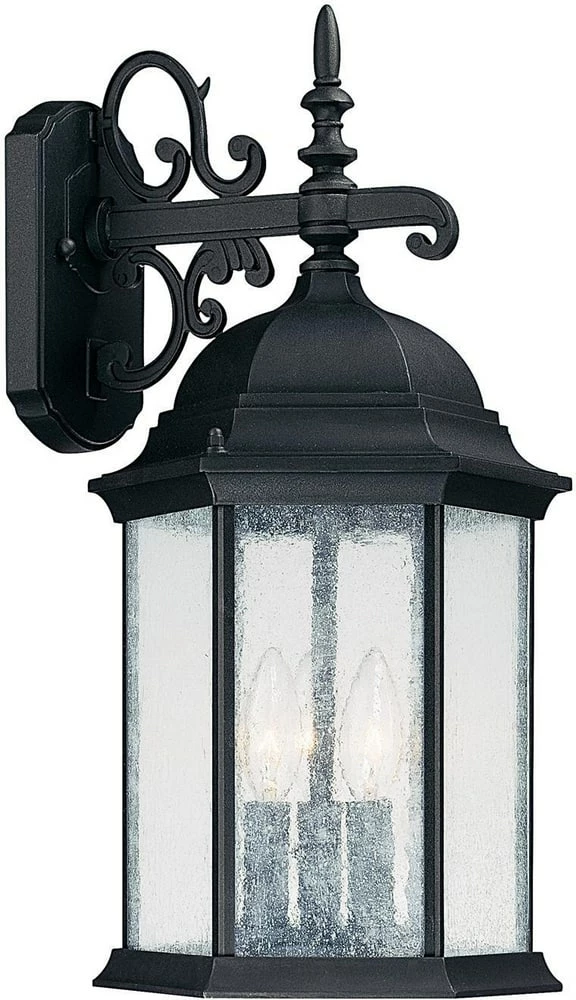 Outlet π₯° Capital Lighting Main Street 19 in. 60W 3-Light Outdoor Wall Lantern in Black βοΈ 1 Outlet π₯° Capital Lighting Main Street 19 in. 60W 3-Light Outdoor Wall Lantern in Black βοΈ