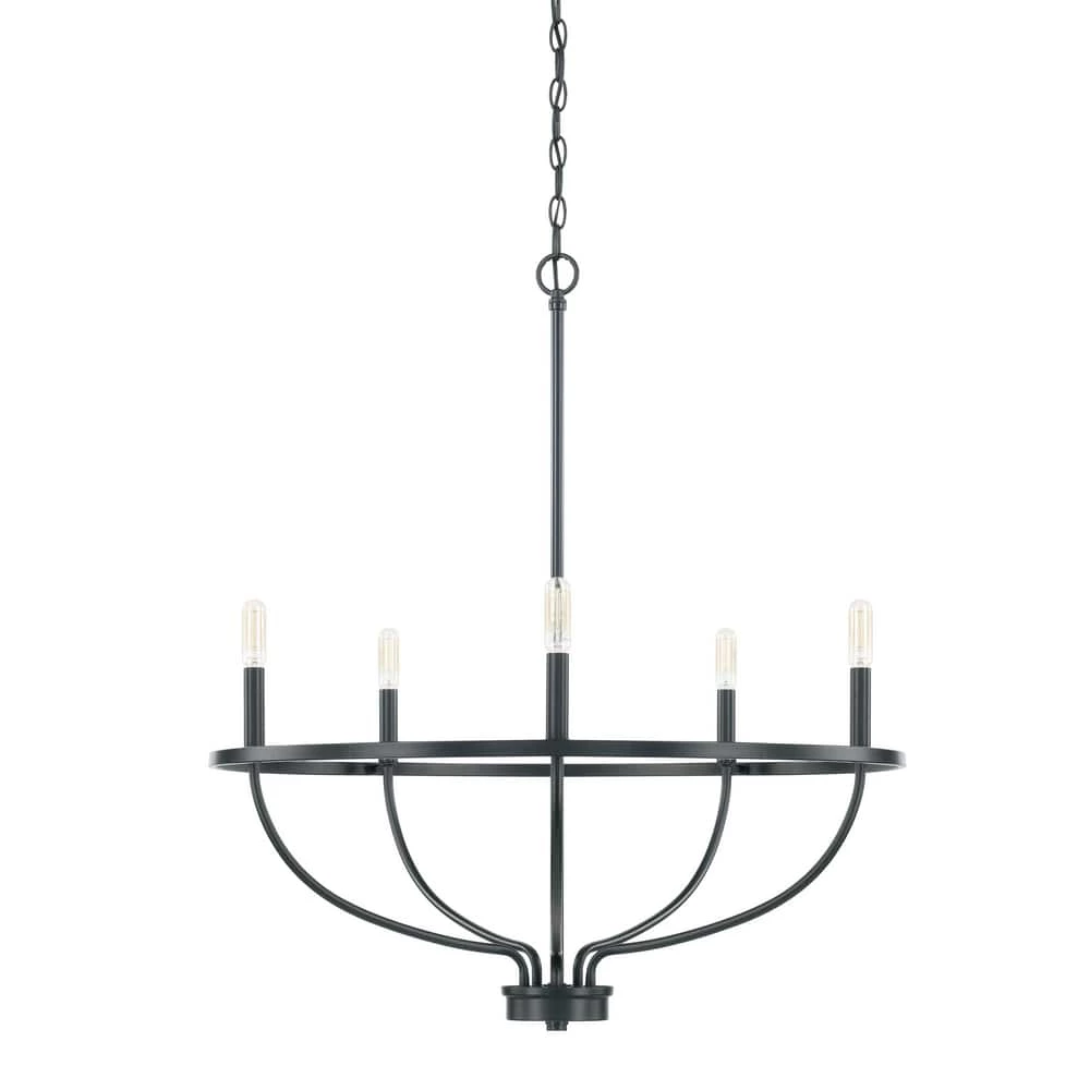 Cheapest π― Capital Lighting Greyson 300W 5-Light Candelabra E-12 Incandescent Chandelier in Matte Black π₯° 1 Cheapest π― Capital Lighting Greyson 300W 5-Light Candelabra E-12 Incandescent Chandelier in Matte Black π₯°