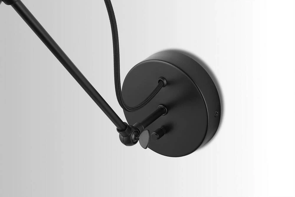 Budget 🤩 Capital Lighting Capital Sconces 100W 1-Light Medium E-26 Incandescent Wall Sconce in Matte Black 🤩 6 Budget 🤩 Capital Lighting Capital Sconces 100W 1-Light Medium E-26 Incandescent Wall Sconce in Matte Black 🤩 - Image 6