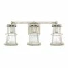 Hot Sale 🤩 Capital Lighting Beaufort 100W 3-Light Medium E-26 Incandescent Vanity Fixture in Mystic Sand 🥰