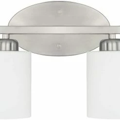 Best deal 🌟 Capital Lighting Dixon 100W 2-Light Medium E-26 Base Incandescent Vanity in Brushed Nickel ✔️