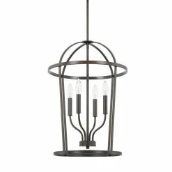 Hot Sale ⭐ Capital Lighting Hayden 60W 4-Light Candelabra E-12 Incandescent Foyer Lighting in Bronze 🥰