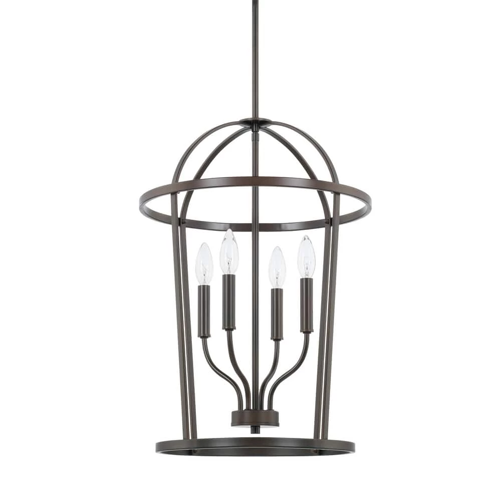 Hot Sale ⭐ Capital Lighting Hayden 60W 4-Light Candelabra E-12 Incandescent Foyer Lighting in Bronze 🥰 1 Hot Sale ⭐ Capital Lighting Hayden 60W 4-Light Candelabra E-12 Incandescent Foyer Lighting in Bronze 🥰