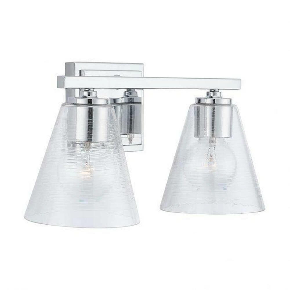 Cheapest π₯ Capital Lighting Layla 100W 2-Light Medium Vanity Fixture in Chrome βοΈ 1 Cheapest π₯ Capital Lighting Layla 100W 2-Light Medium Vanity Fixture in Chrome βοΈ