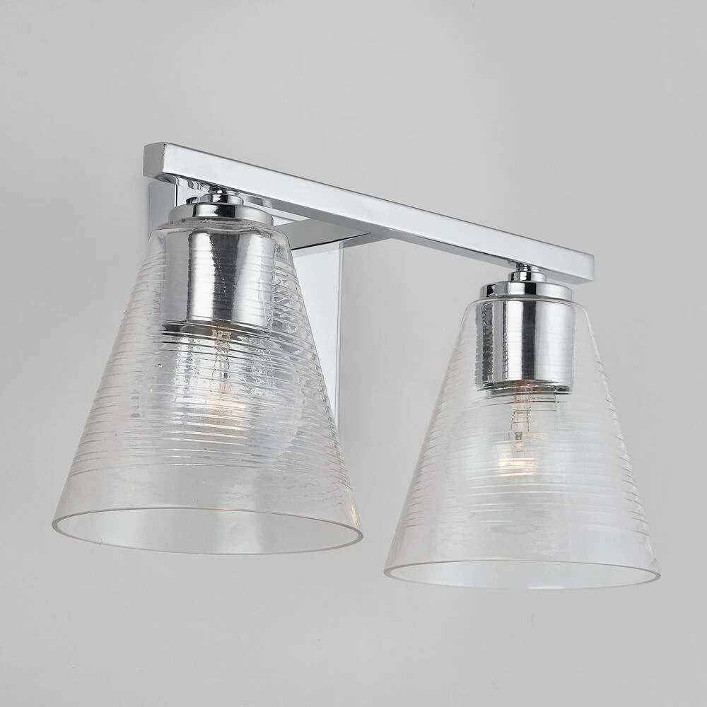Cheapest π₯ Capital Lighting Layla 100W 2-Light Medium Vanity Fixture in Chrome βοΈ 5 Cheapest π₯ Capital Lighting Layla 100W 2-Light Medium Vanity Fixture in Chrome βοΈ - Image 5