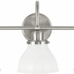 Best deal ⌛ Capital Lighting Baxter 100W 3-Light Vanity Fixture in Brushed Nickel ❤️