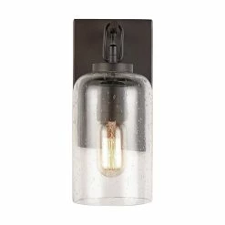Discount 🎁 Capital Lighting Elijah 100W 1-Light Medium Incandescent Wall Sconce in Old Bronze 🛒 -Capital Lighting Sales Query 538