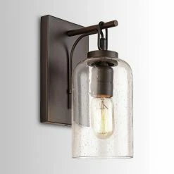 Discount 🎁 Capital Lighting Elijah 100W 1-Light Medium Incandescent Wall Sconce in Old Bronze 🛒 -Capital Lighting Sales Query 539