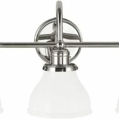 Best Sale 🤩 Capital Lighting Baxter 3-Light Vanity Fixture in Polished Nickel 😉