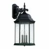 Brand new 🔥 Capital Lighting Main Street 60W 3-Light Candelabra E-12 Incandescent Outdoor Wall Sconce in Black 😍