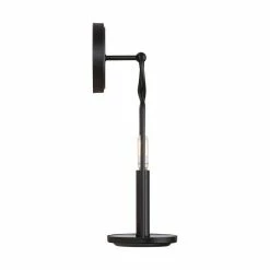 Flash Sale 💯 Capital Lighting Sonnet 60W 1-Light Candelabra E-12 Incandescent Wall Sconce in Matte Black 🔔 -Capital Lighting Sales Query 557