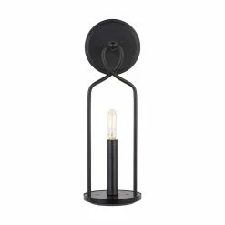 Flash Sale 💯 Capital Lighting Sonnet 60W 1-Light Candelabra E-12 Incandescent Wall Sconce in Matte Black 🔔 -Capital Lighting Sales Query 558