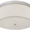 Buy 👍 Capital Lighting Midtown 40 W 3-Light Medium Flush Mount Ceiling Fixture in Matte Nickel 😉