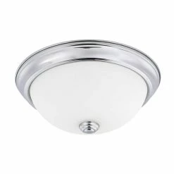 Cheap 👍 Capital Lighting 60W 2-Light Medium E-26 Base Incandescent Ceiling Fixture in Polished Chrome 🎉