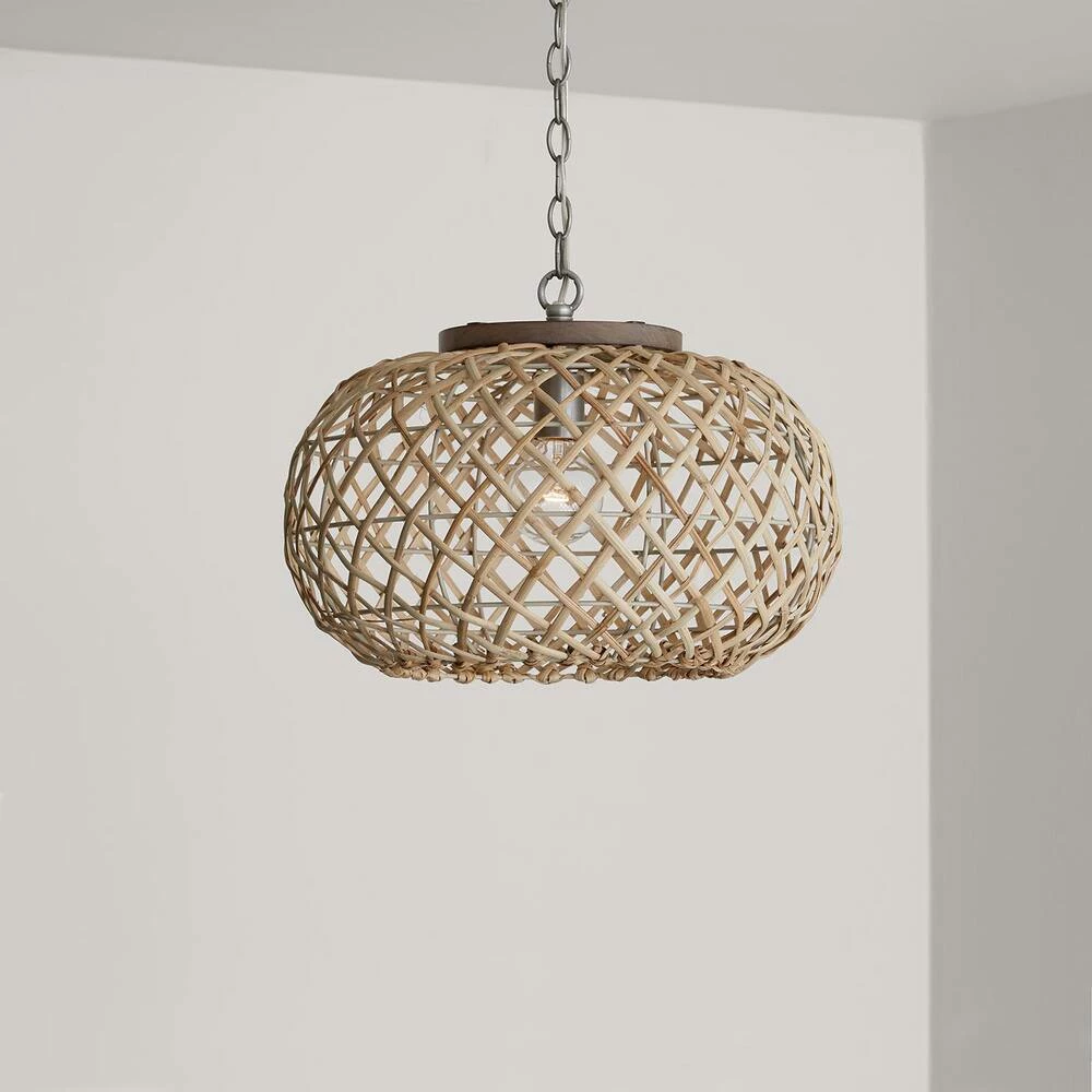Hot Sale π Capital Lighting Rainey 100W 1-Light Medium E-26 Pendant in Grey Wash with Antique Nickel β¨ 3 Hot Sale π Capital Lighting Rainey 100W 1-Light Medium E-26 Pendant in Grey Wash with Antique Nickel β¨ - Image 3