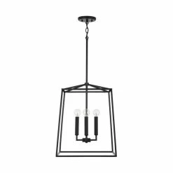 Hot Sale 😀 Capital Lighting Thea 60W 4-Light Candelabra E-12 Foyer Lighting in Matte Black 😍