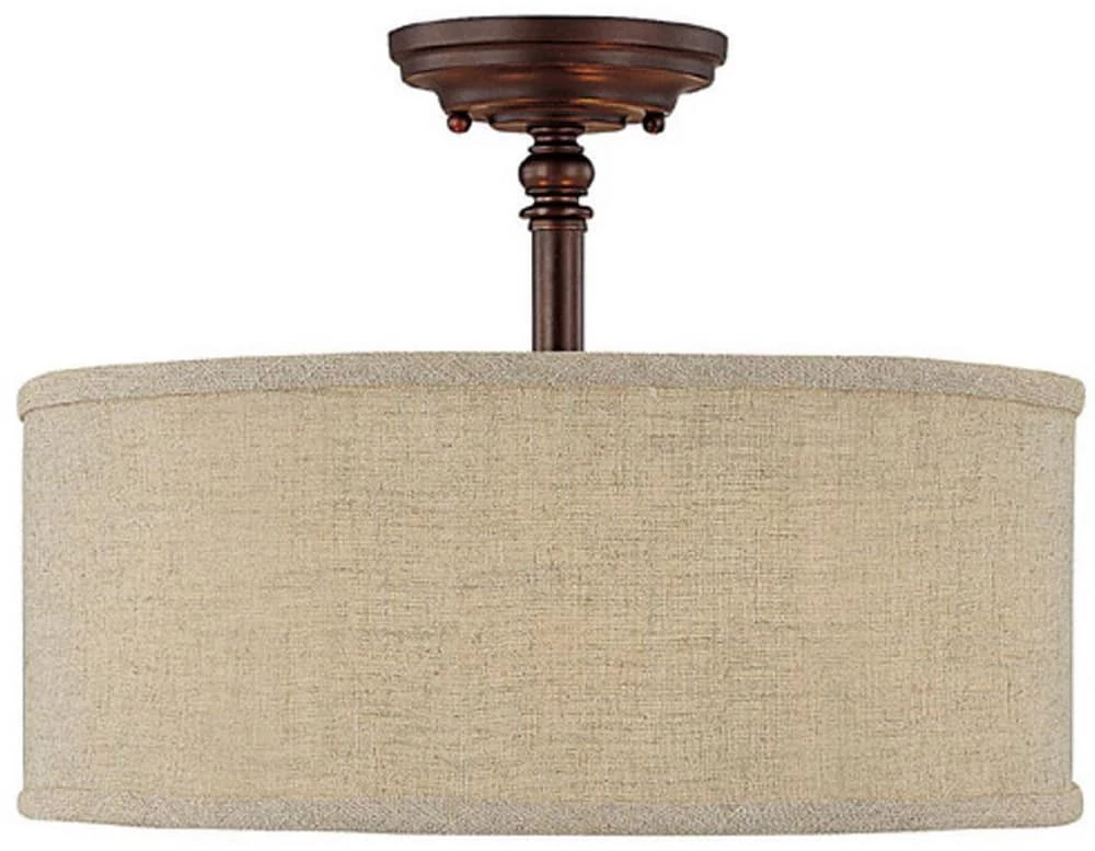 Best Pirce π€© Capital Lighting Loft 11-1/4 x 15 in. 60 W 3-Light Medium Semi-Flush Mount Ceiling Fixture in Burnished Bronze π₯° 1 Best Pirce π€© Capital Lighting Loft 11-1/4 x 15 in. 60 W 3-Light Medium Semi-Flush Mount Ceiling Fixture in Burnished Bronze π₯°