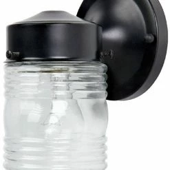 Budget 👍 Capital Lighting Outdoor 4 in. 60 W 1-Light Medium Lantern in Black 👏