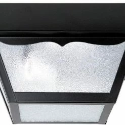Best deal 🌟 Capital Lighting 60W 2-Light Medium E-26 Incandescent Outdoor Flush Mount Fixture in Black 🛒