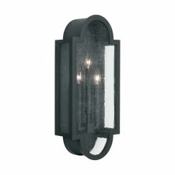 Brand new ❤️ Capital Lighting Monroe 60W 3-Light Candelabra E-12 Incandescent Outdoor Wall Sconce in Black ❤️