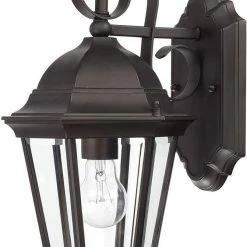 Discount 🔔 Capital Lighting Carriage House 100W 1-Light Medium E-26 Base Wall Lantern in Oil Rubbed Bronze 👏