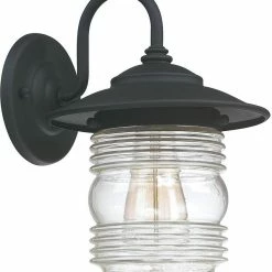 Buy 🛒 Capital Lighting Creekside 11-1/4 in. 1-Light Wall Lantern in Black 😍